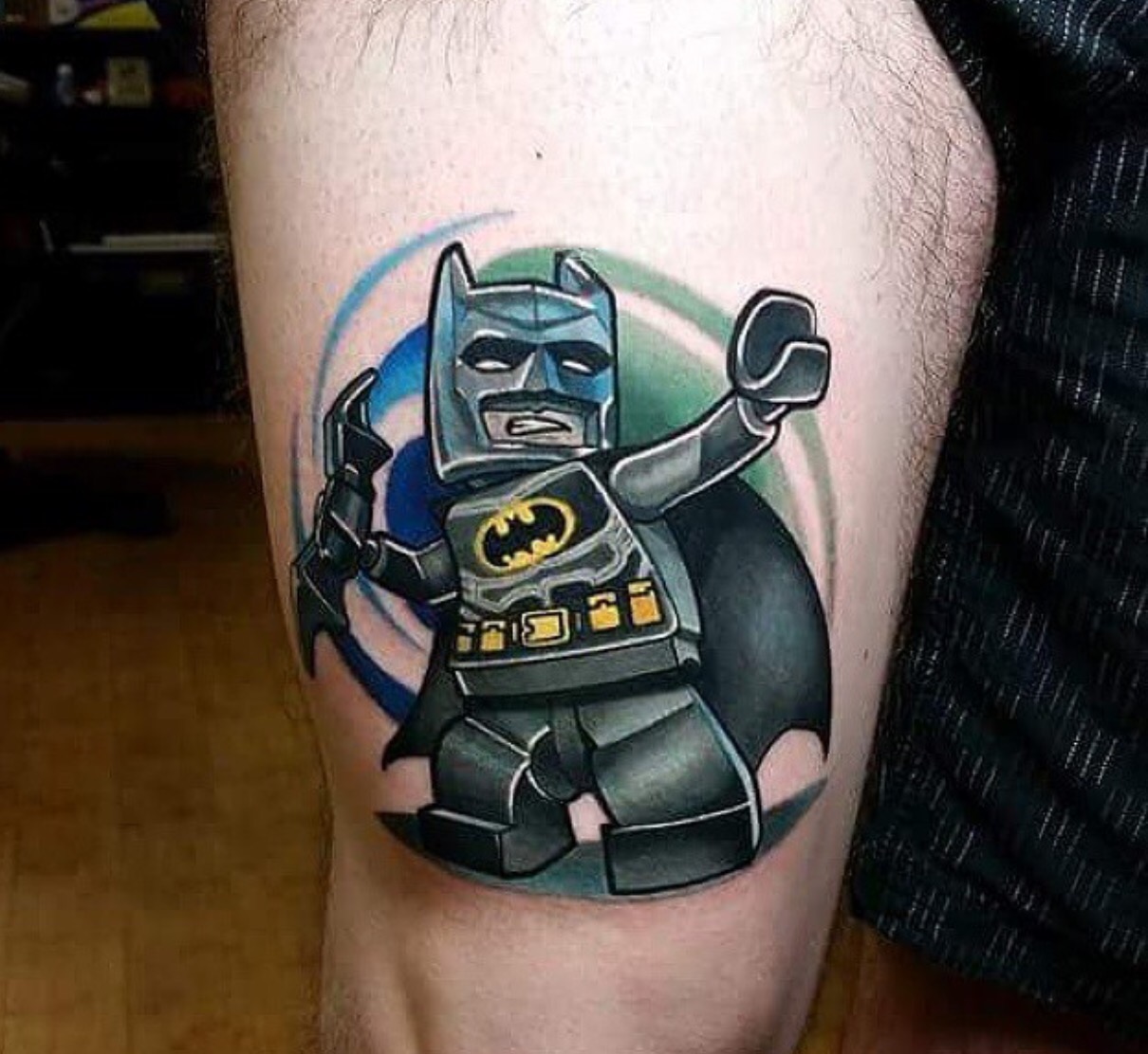 Batman tattoo design on Craiyon
